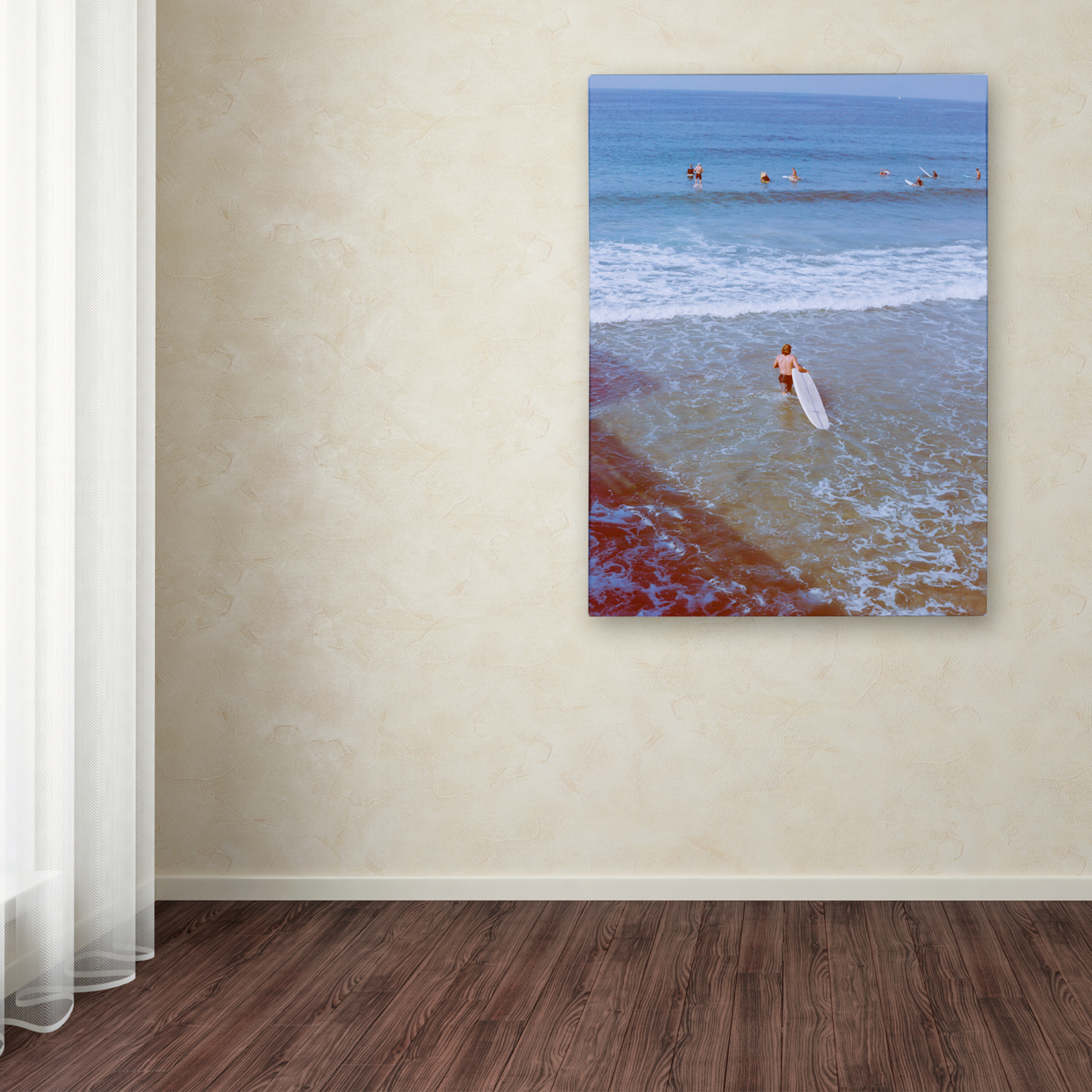 Ariane Moshayedi 'Surfer' Canvas Wall Art 35 X 47 Inches