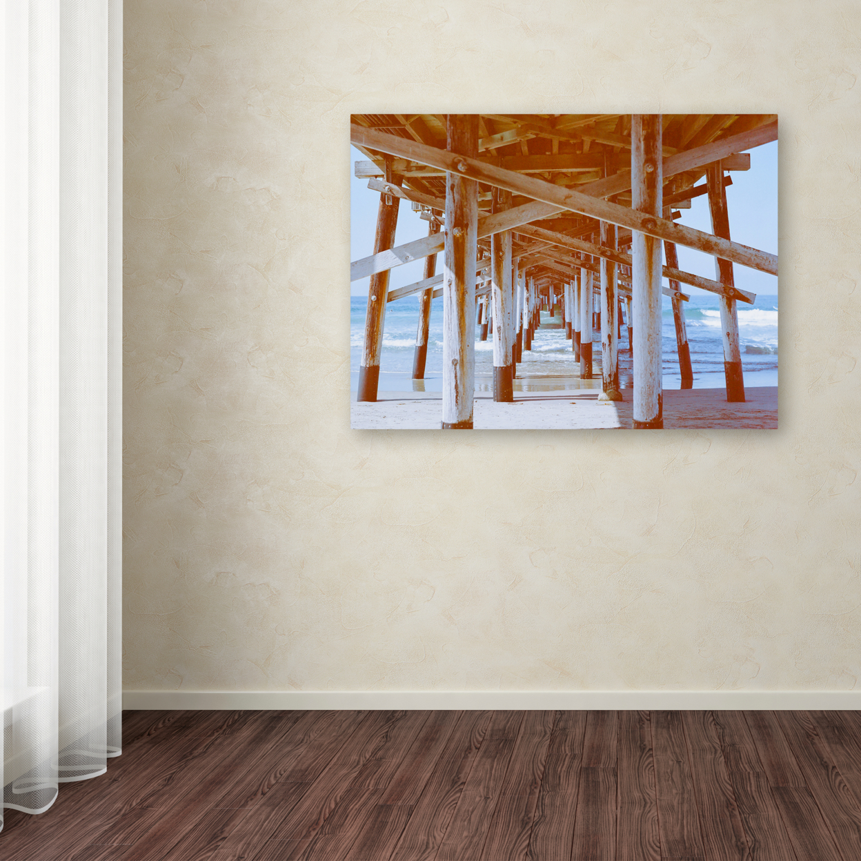 Ariane Moshayedi 'Under Pier' Canvas Wall Art 35 X 47 Inches