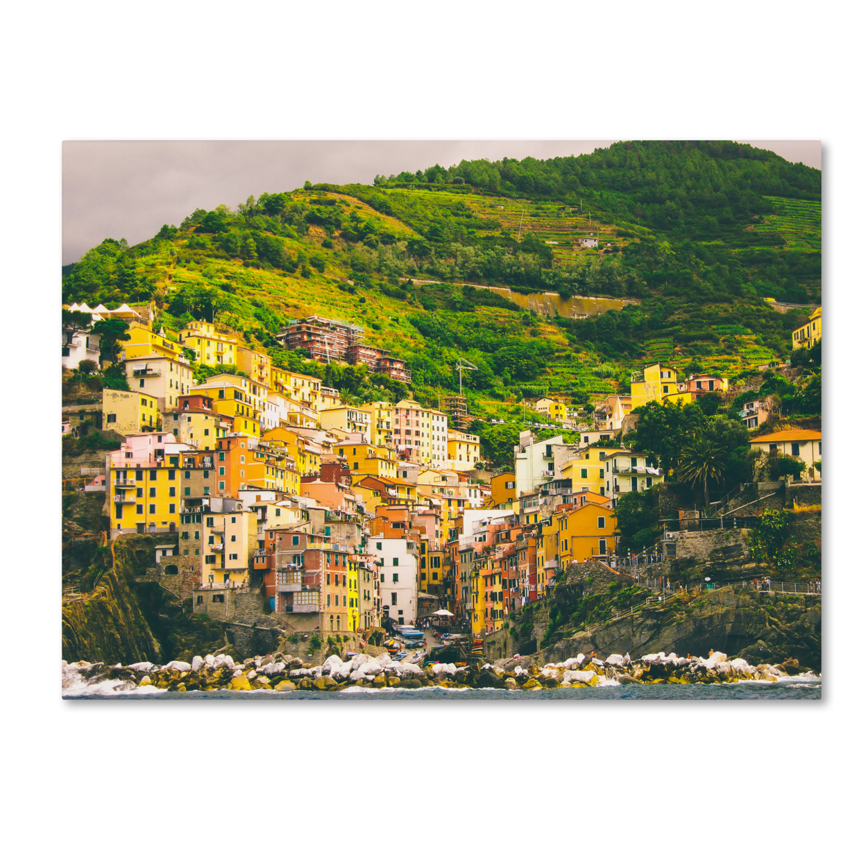 Ariane Moshayedi 'Cinque Terre 2' Canvas Wall Art 35 X 47 Inches