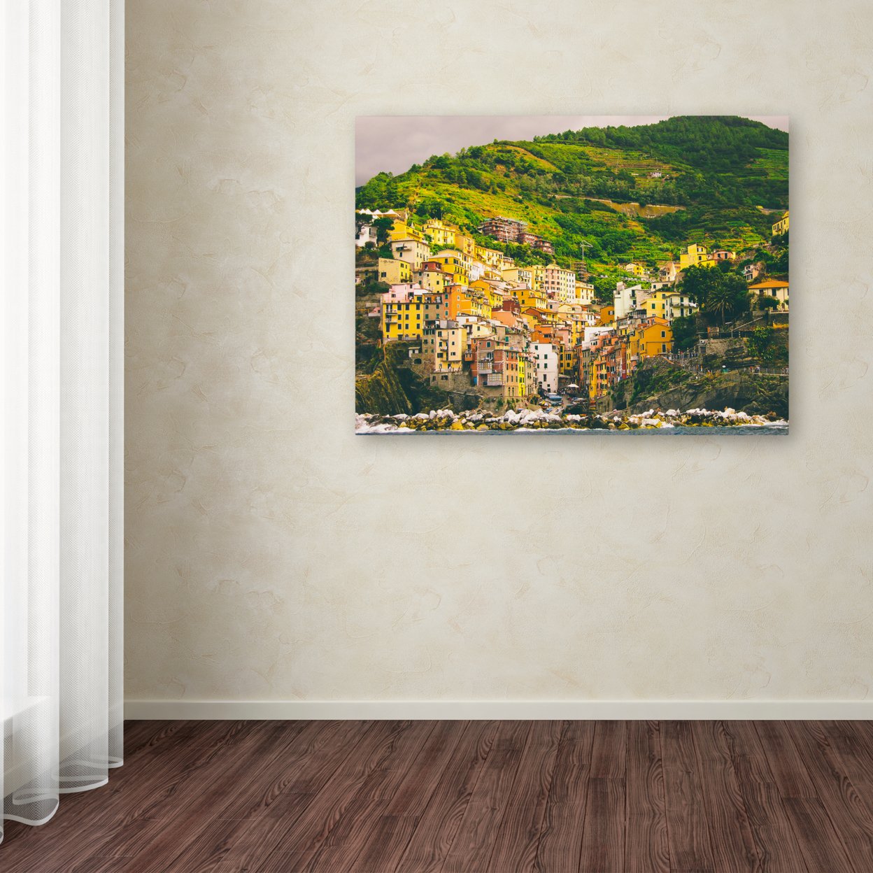 Ariane Moshayedi 'Cinque Terre 2' Canvas Wall Art 35 X 47 Inches