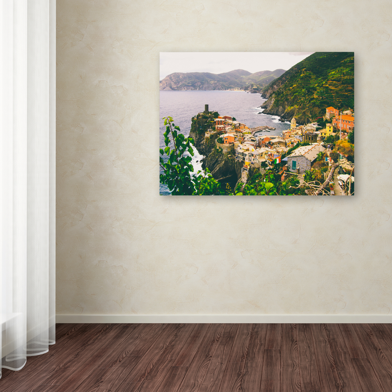 Ariane Moshayedi 'Cinque Terre 4' Canvas Wall Art 35 X 47 Inches