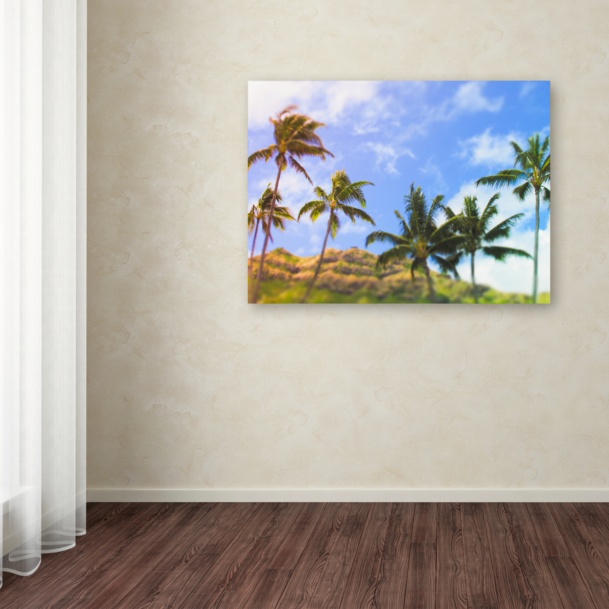 Ariane Moshayedi 'Hawaiian Palms' Canvas Wall Art 35 X 47 Inches