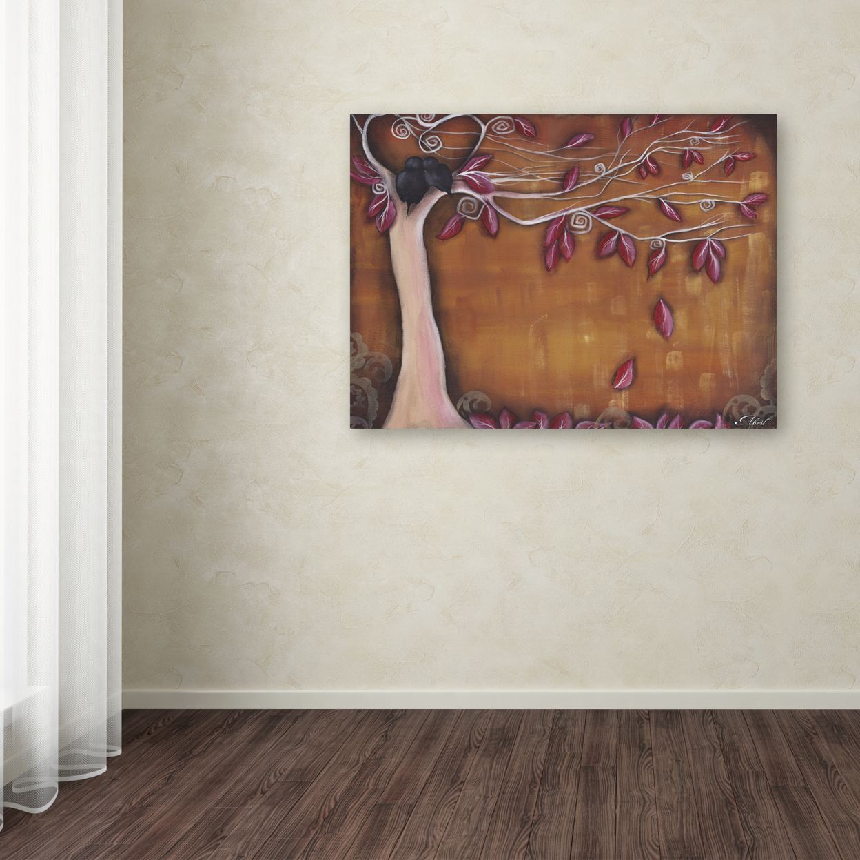Abril Andrade 'By Your Side Forever' Canvas Wall Art 35 X 47 Inches