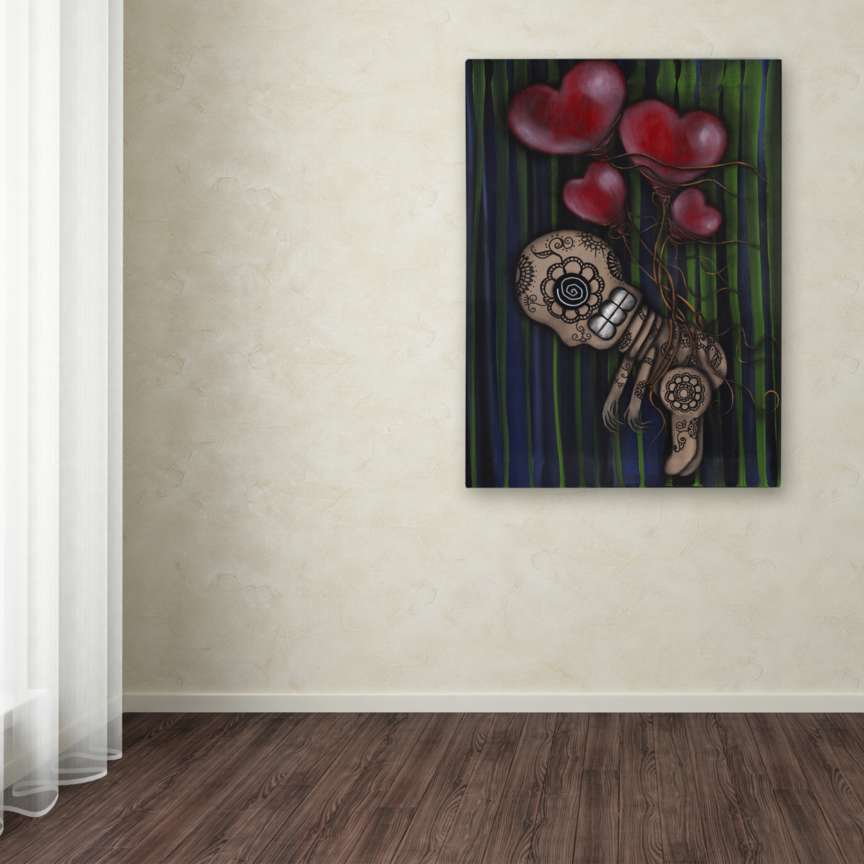 Abril Andrade 'Floating' Canvas Wall Art 35 X 47 Inches