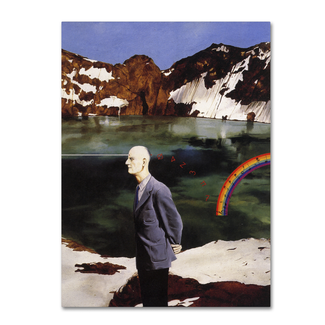Nick Bantock 'Wicklow' Canvas Wall Art 35 X 47 Inches