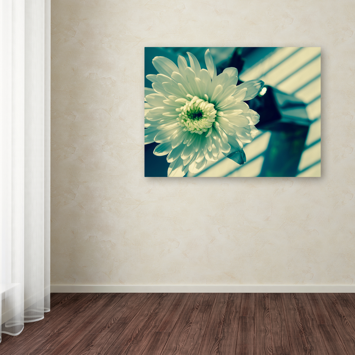 PIPA Fine Art 'Melancholy Flower' Canvas Wall Art 35 X 47 Inches