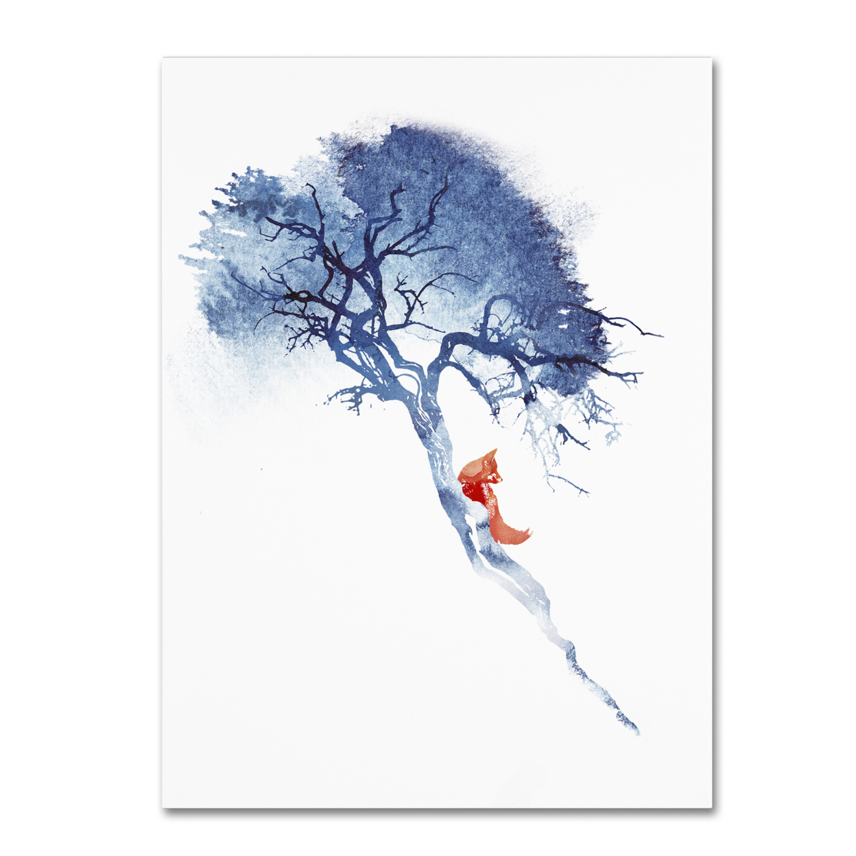 Robert Farkas 'There's No Way Back' Canvas Wall Art 35 X 47 Inches