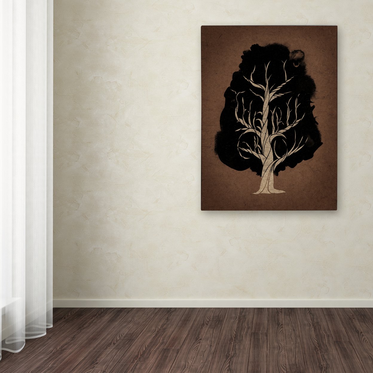 Robert Farkas 'Let The Tree Grow' Canvas Wall Art 35 X 47 Inches