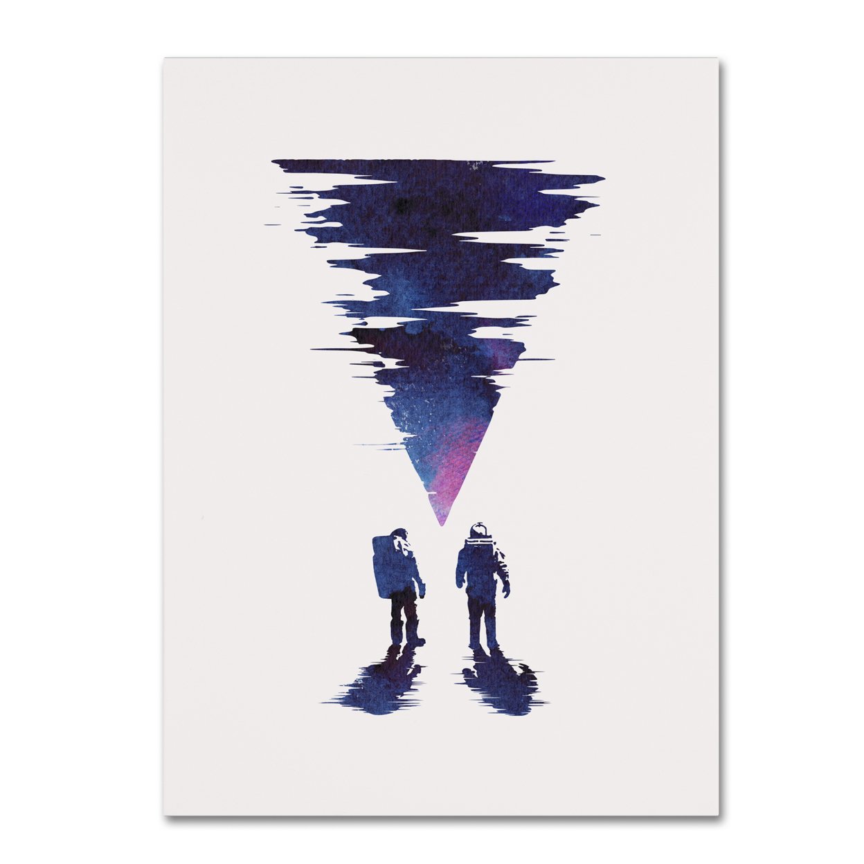 Robert Farkas 'The Thing' Canvas Wall Art 35 X 47 Inches