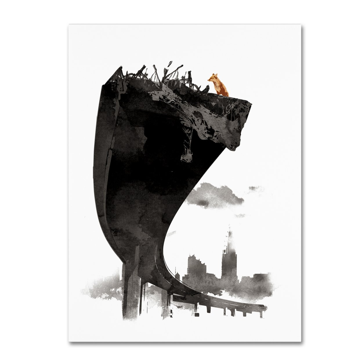Robert Farkas 'The Last Of Us' Canvas Wall Art 35 X 47 Inches