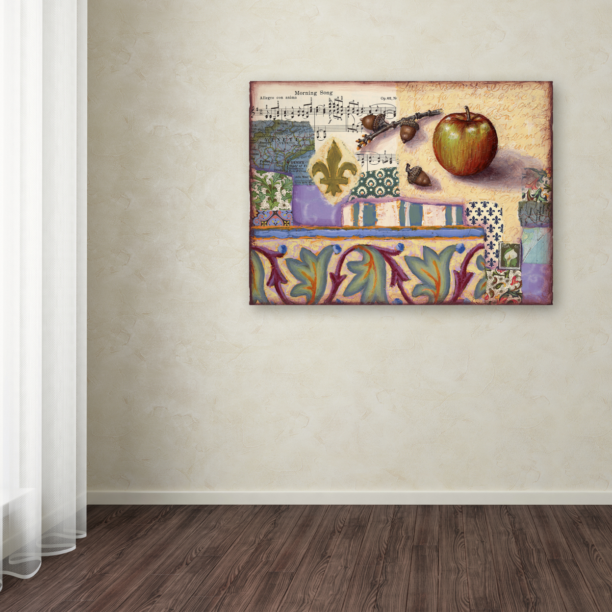 Rachel Paxton 'Venice Apple' Canvas Wall Art 35 X 47 Inches