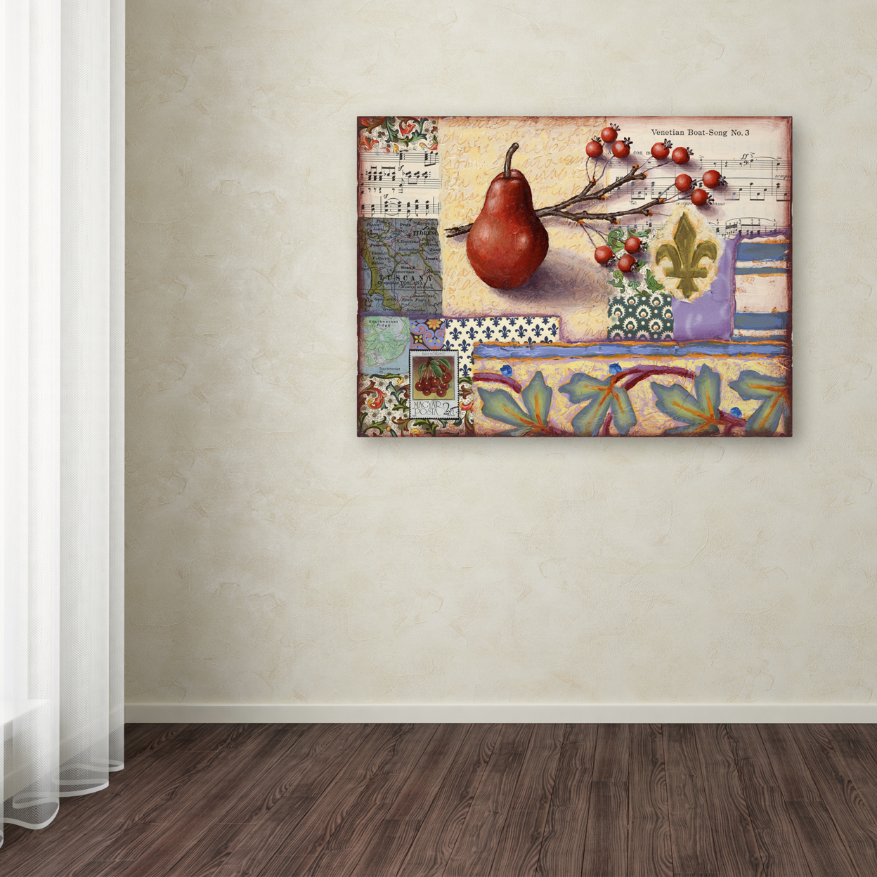 Rachel Paxton 'Florentine Pear' Canvas Wall Art 35 X 47 Inches