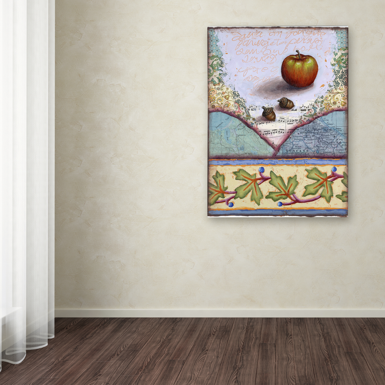 Rachel Paxton 'LC Apple' Canvas Wall Art 35 X 47 Inches