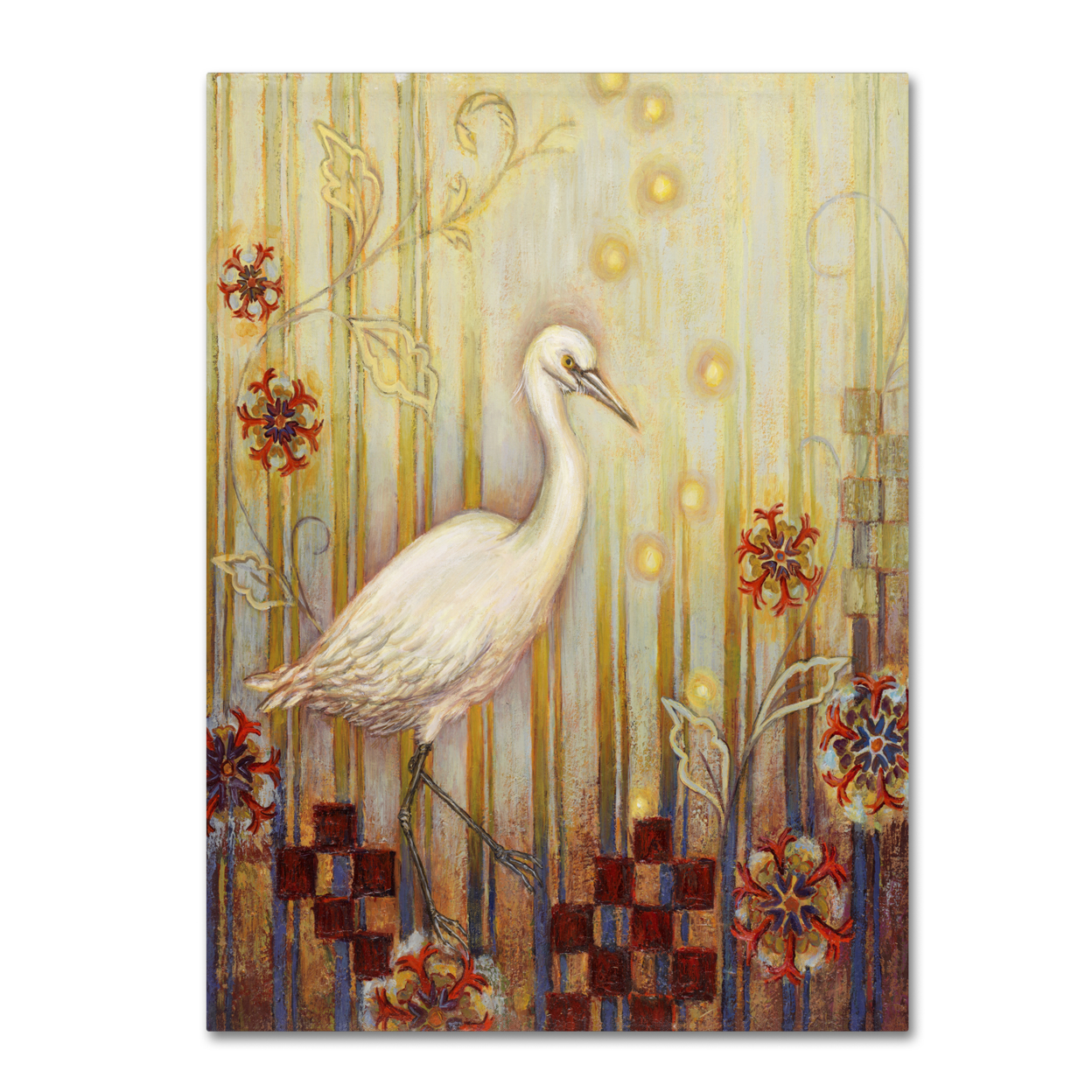 Rachel Paxton 'Ocean Heron' Canvas Wall Art 35 X 47 Inches