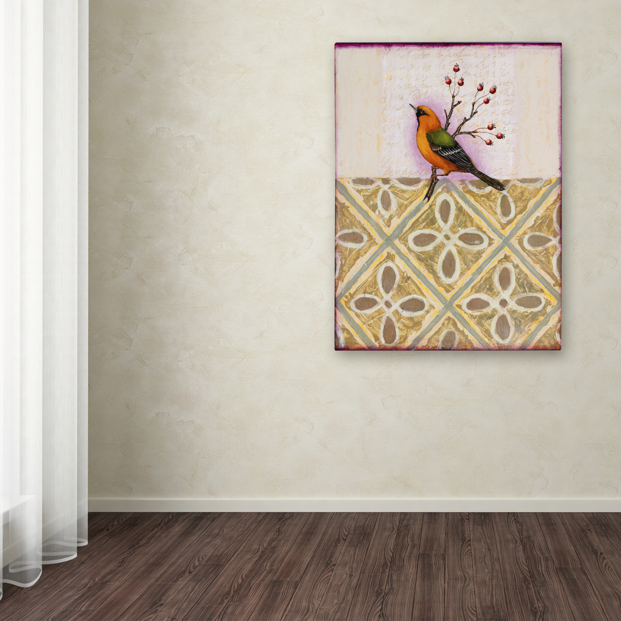 Rachel Paxton 'Cobbs Point Bird' Canvas Wall Art 35 X 47 Inches