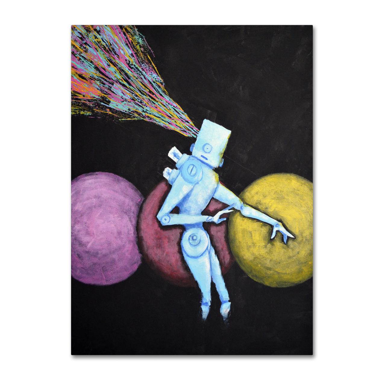 Craig Snodgrass 'Breakout' Canvas Wall Art 35 X 47 Inches