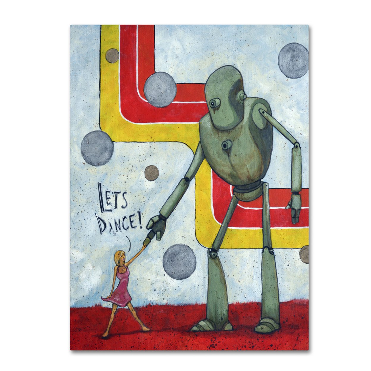 Craig Snodgrass 'Let's Dance' Canvas Wall Art 35 X 47 Inches