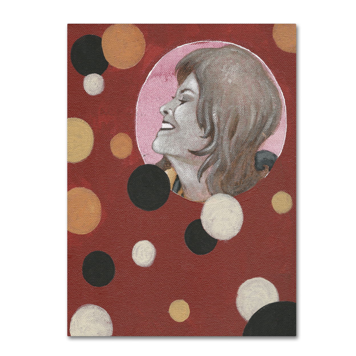 Craig Snodgrass 'Astro-Anna II' Canvas Wall Art 35 X 47 Inches