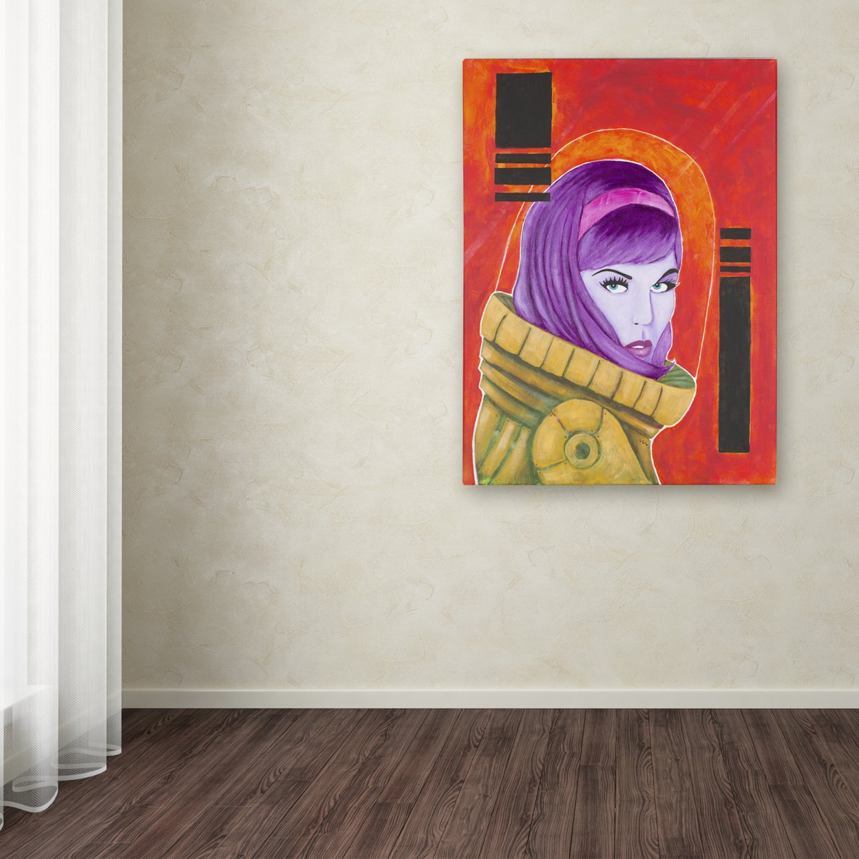 Craig Snodgrass 'Astro-Anna I' Canvas Wall Art 35 X 47 Inches