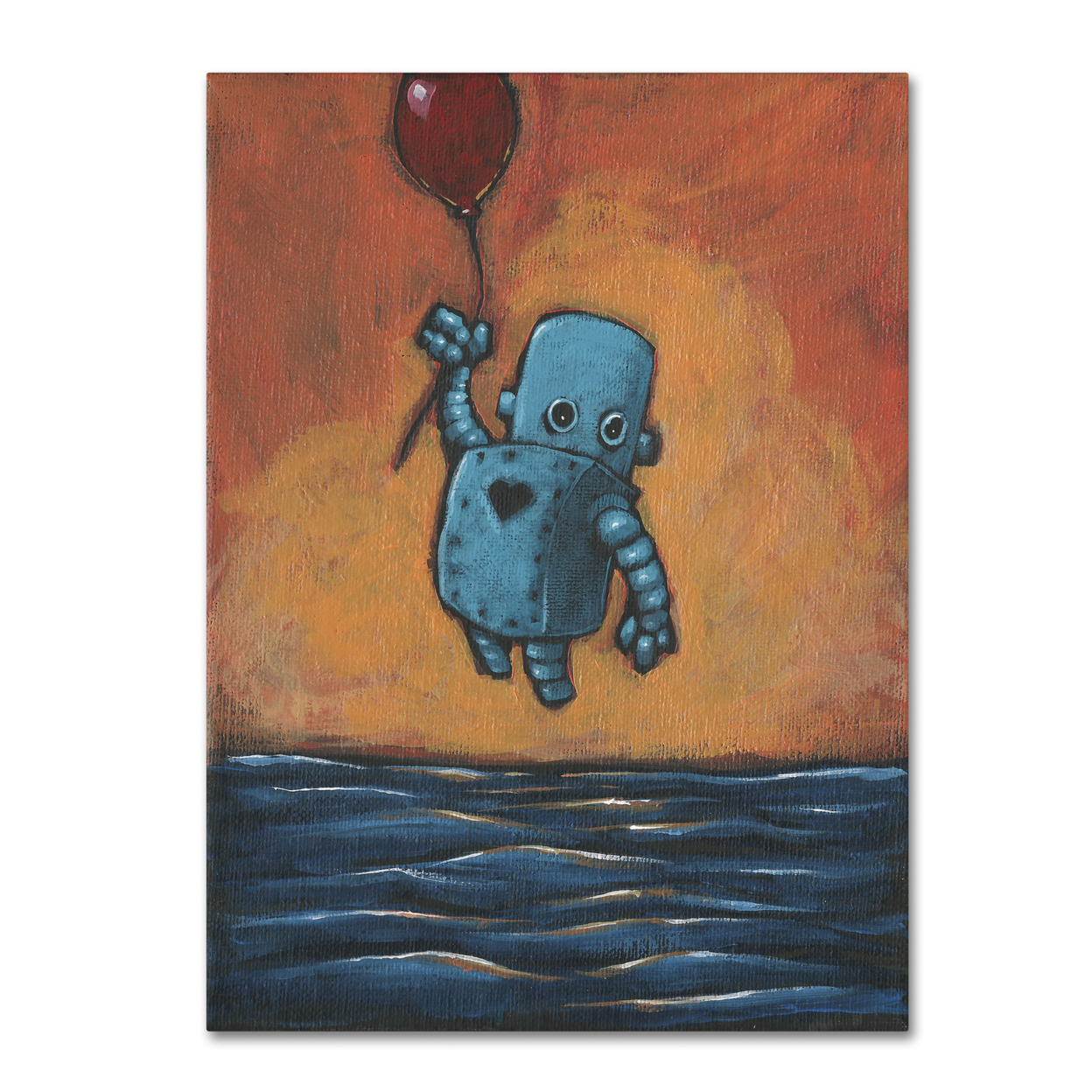 Craig Snodgrass 'Float II' Canvas Wall Art 35 X 47 Inches