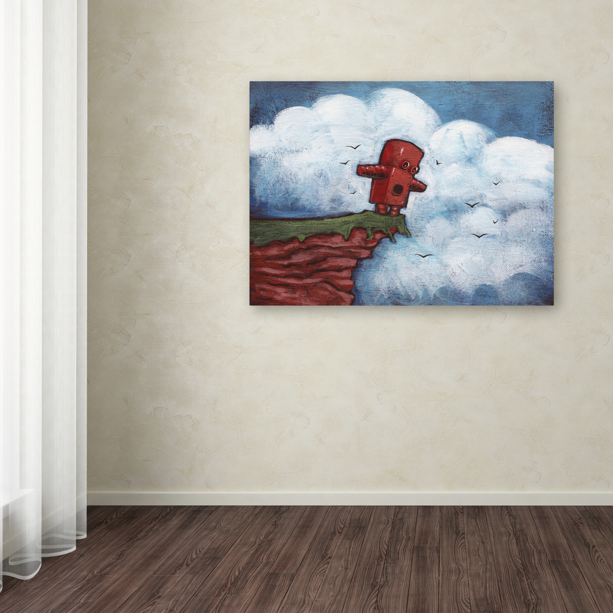 Craig Snodgrass 'Flight' Canvas Wall Art 35 X 47 Inches