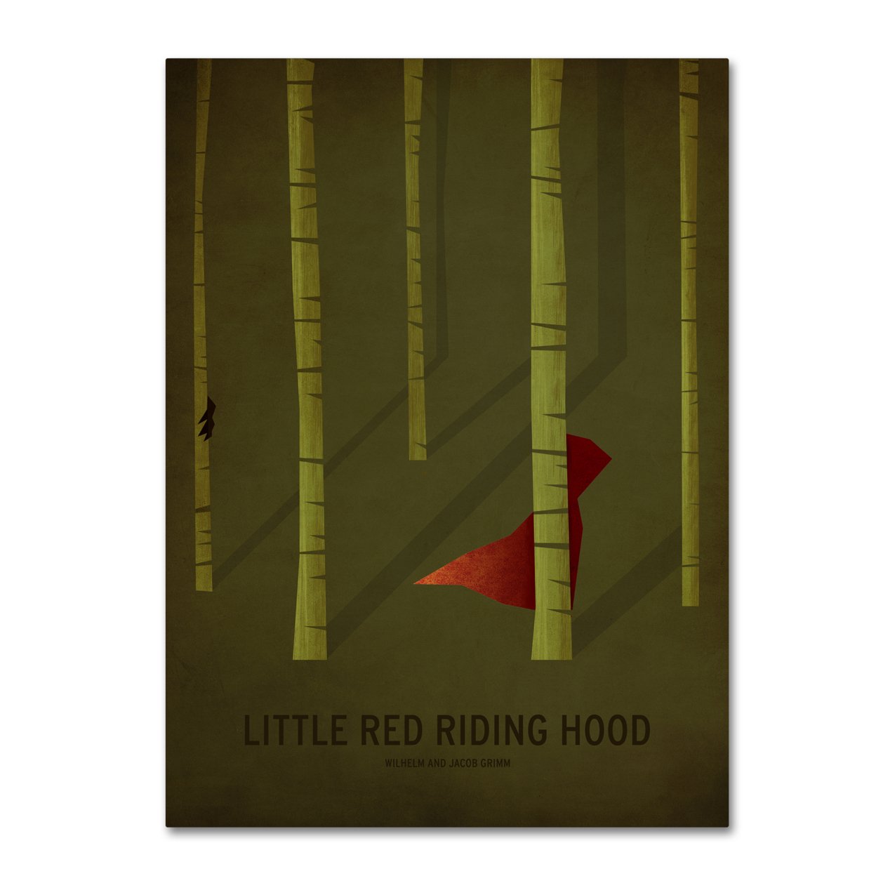 Christian Jackson 'Red Riding Hood' Canvas Wall Art 35 X 47 Inches