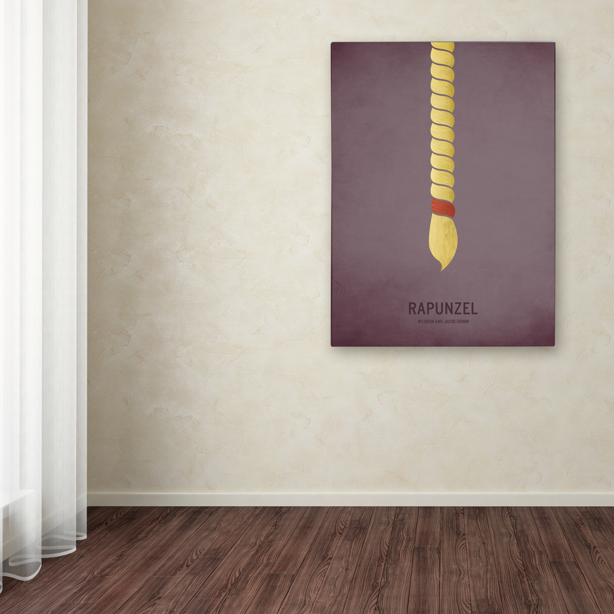Christian Jackson 'Rapunzel' Canvas Wall Art 35 X 47 Inches