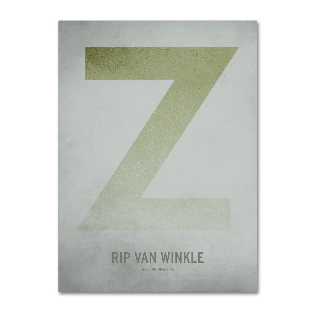 Christian Jackson 'Rip Van Winkle' Canvas Wall Art 35 X 47 Inches