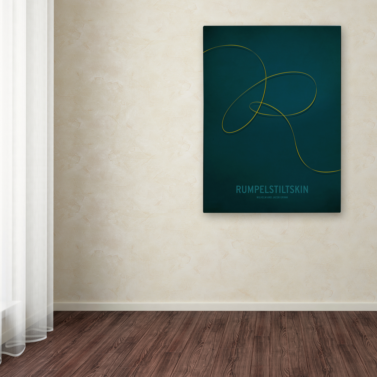 Christian Jackson 'Rumpelstiltskin' Canvas Wall Art 35 X 47 Inches