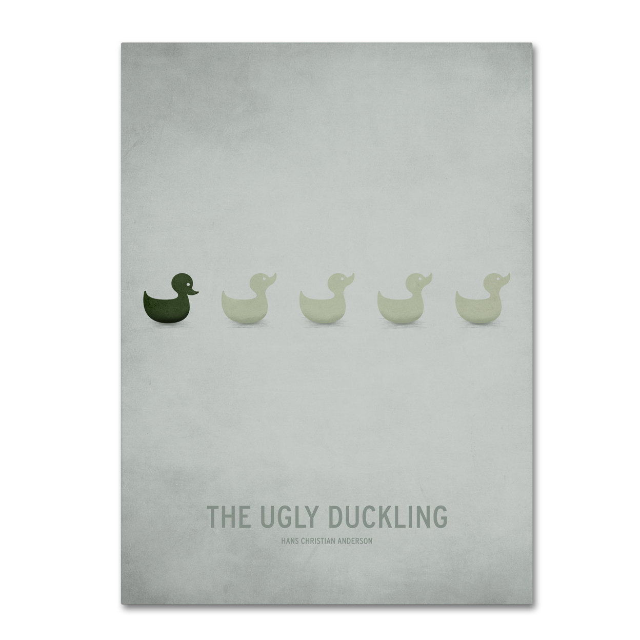 Christian Jackson 'Ugly Duckling' Canvas Wall Art 35 X 47 Inches