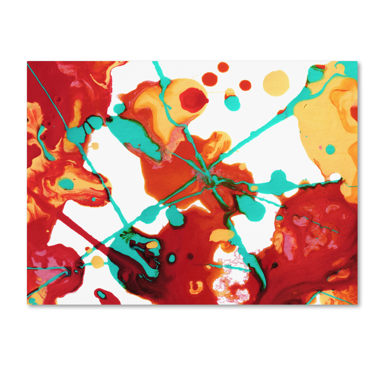 Amy Vangsgard 'Paint Party 1' Canvas Wall Art 35 X 47 Inches