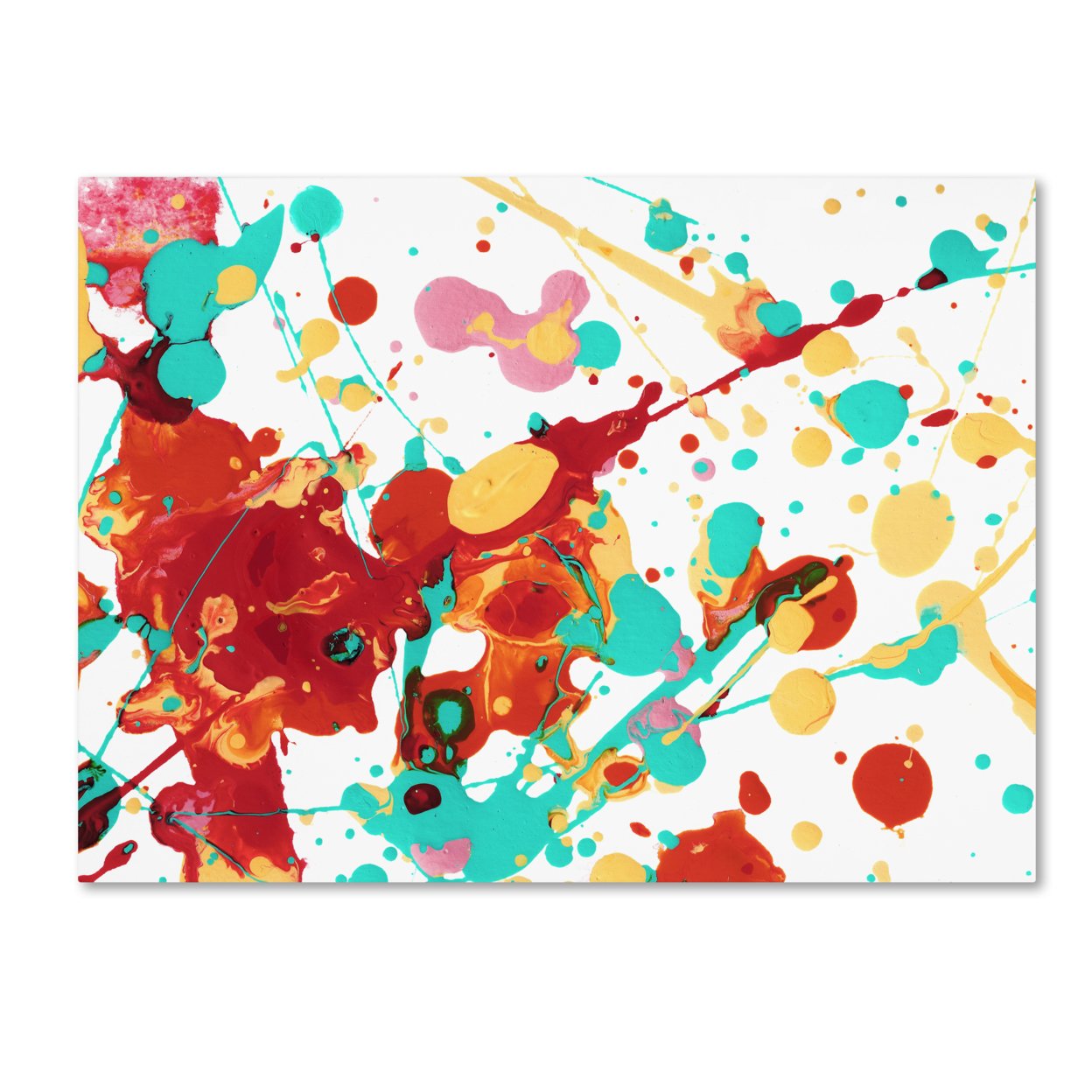 Amy Vangsgard 'Paint Party 2' Canvas Wall Art 35 X 47 Inches