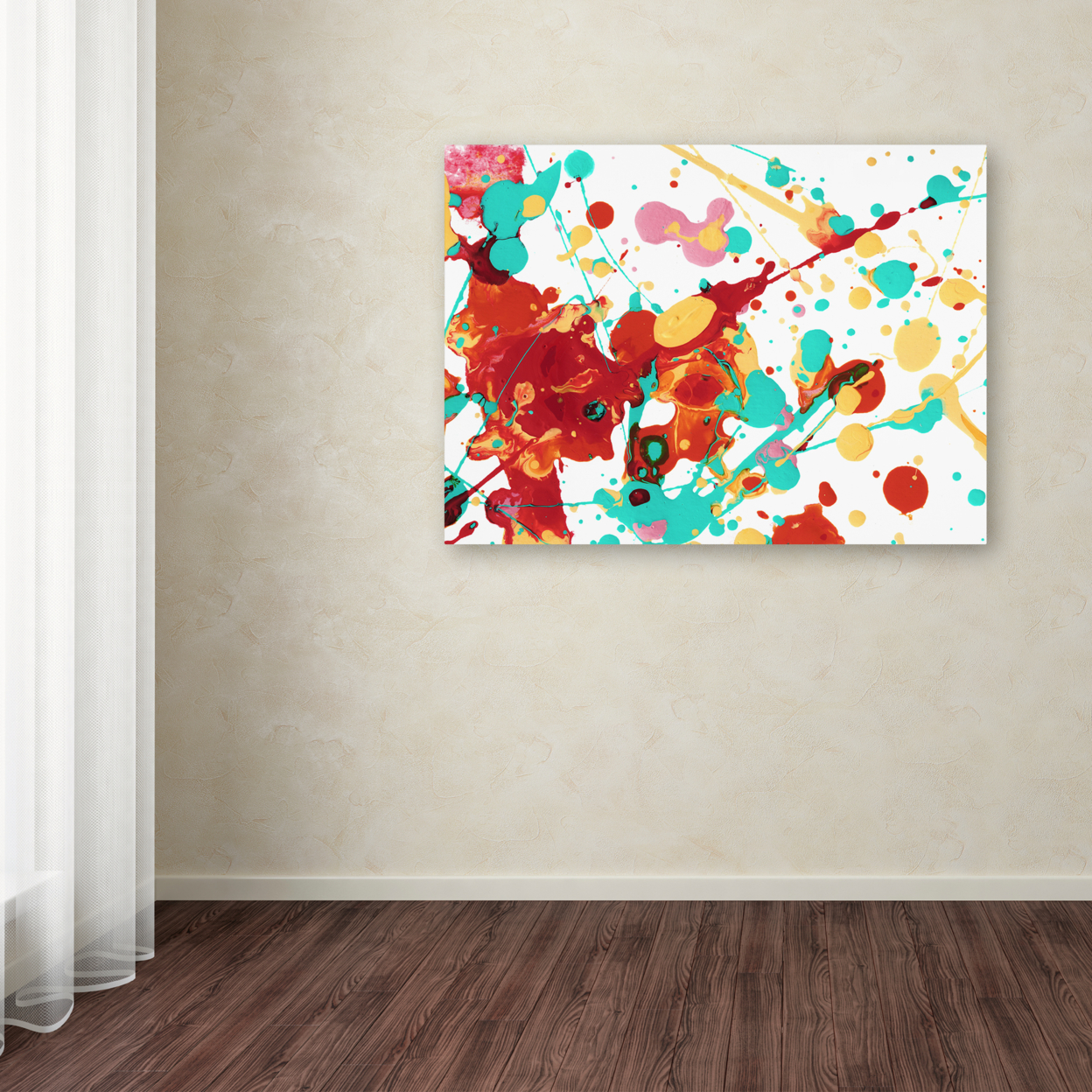 Amy Vangsgard 'Paint Party 2' Canvas Wall Art 35 X 47 Inches