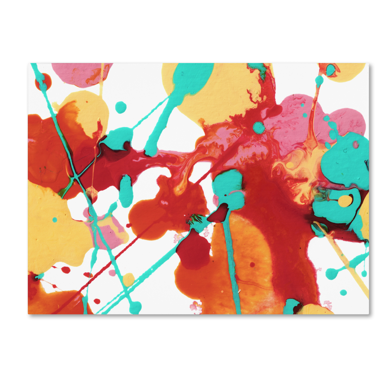 Amy Vangsgard 'Paint Party 6' Canvas Wall Art 35 X 47 Inches