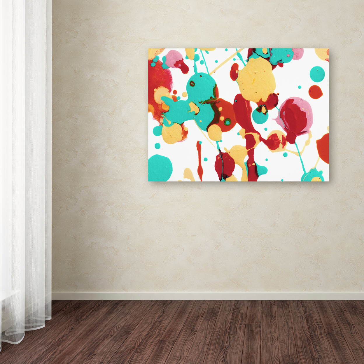 Amy Vangsgard 'Paint Party 4' Canvas Wall Art 35 X 47 Inches