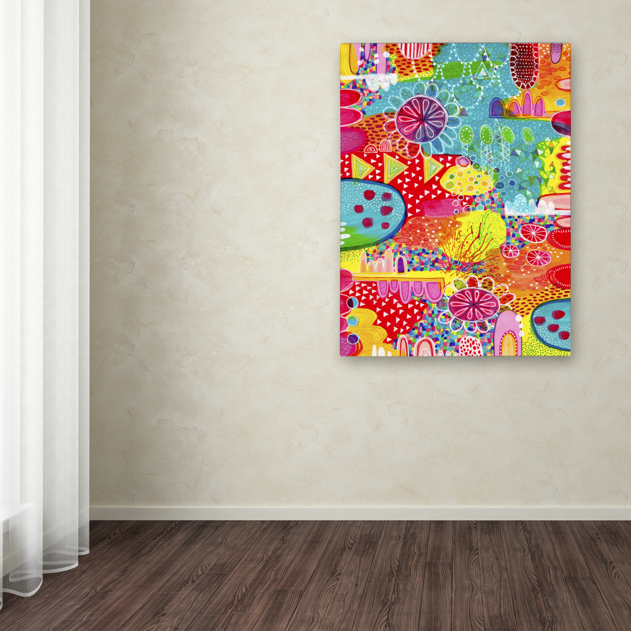 Hello Angel 'Sunshine And Lollipops' Canvas Wall Art 35 X 47 Inches