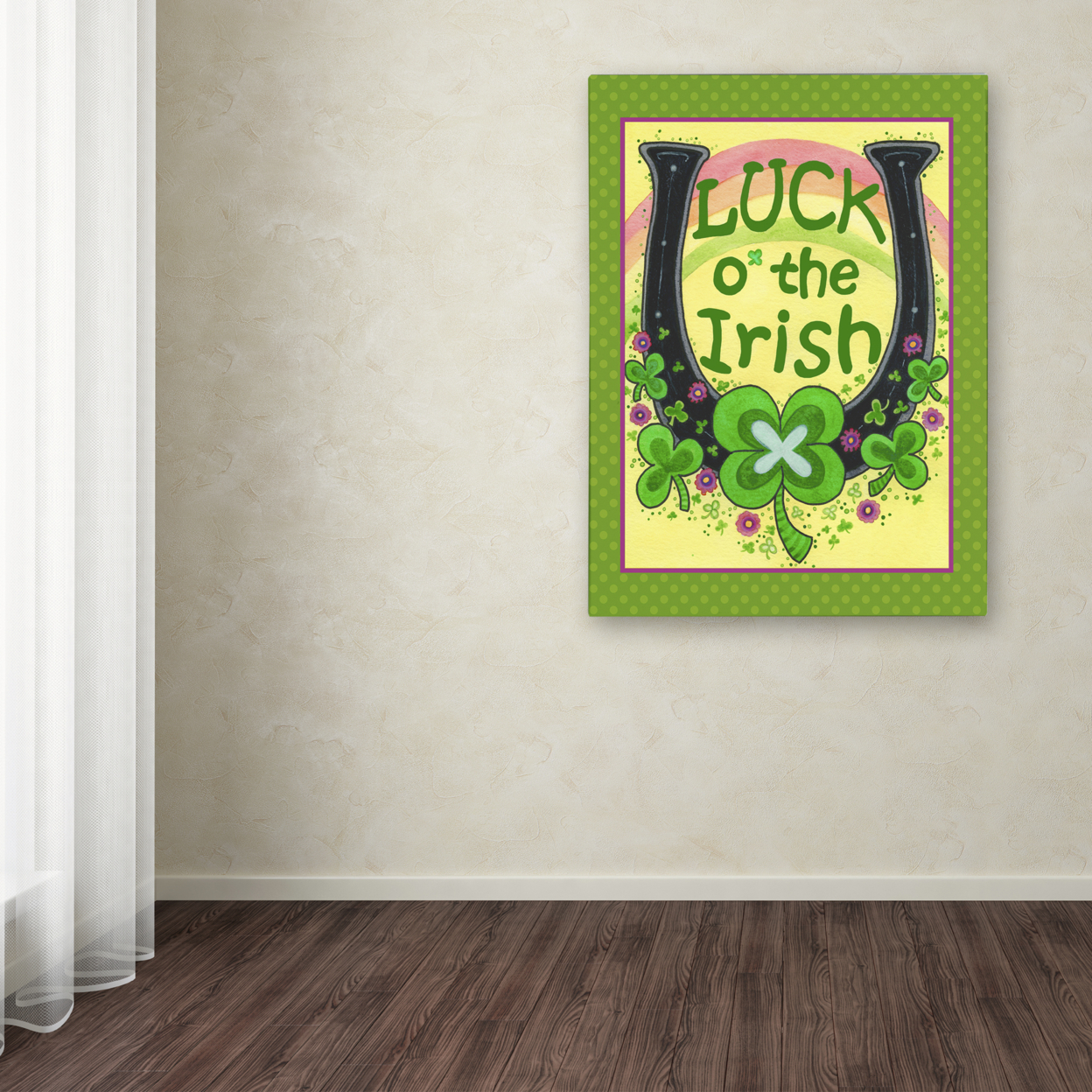 Jennifer Nilsson 'Luck O? The Irish' Canvas Wall Art 35 X 47 Inches