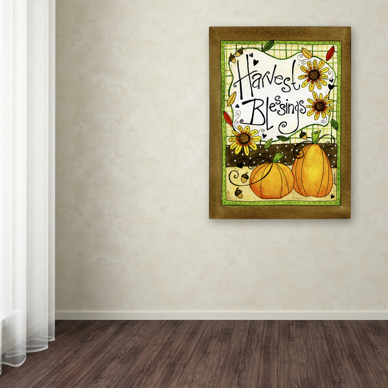 Jennifer Nilsson 'Harvest Blessings' Canvas Wall Art 35 X 47 Inches