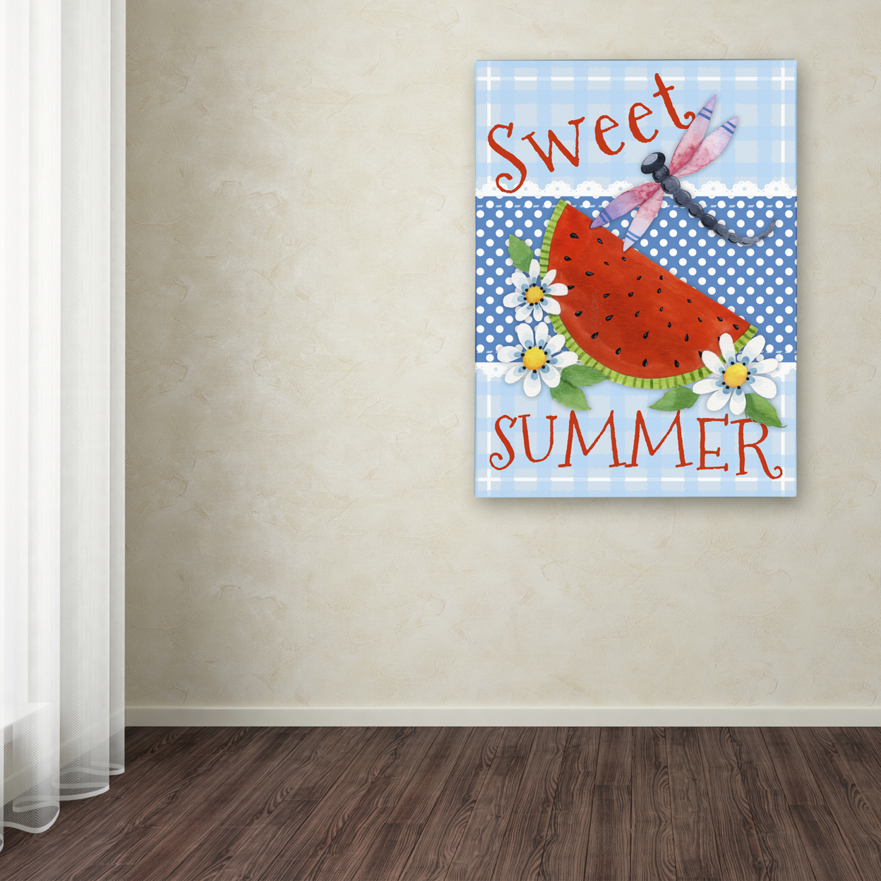 Jennifer Nilsson 'Sweet Summer ' Canvas Wall Art 35 X 47 Inches