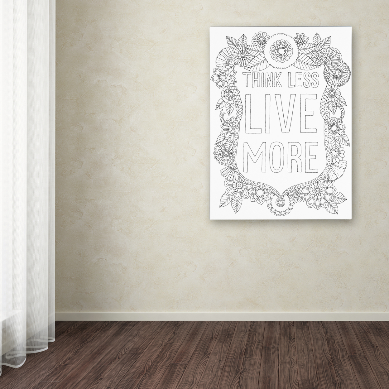 Hello Angel 'Inspirational Quotes 1' Canvas Wall Art 35 X 47 Inches