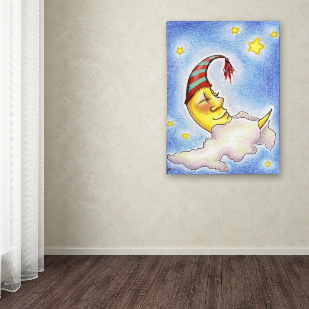 Jennifer Nilsson 'Sweet Dreams To You' Canvas Wall Art 35 X 47 Inches