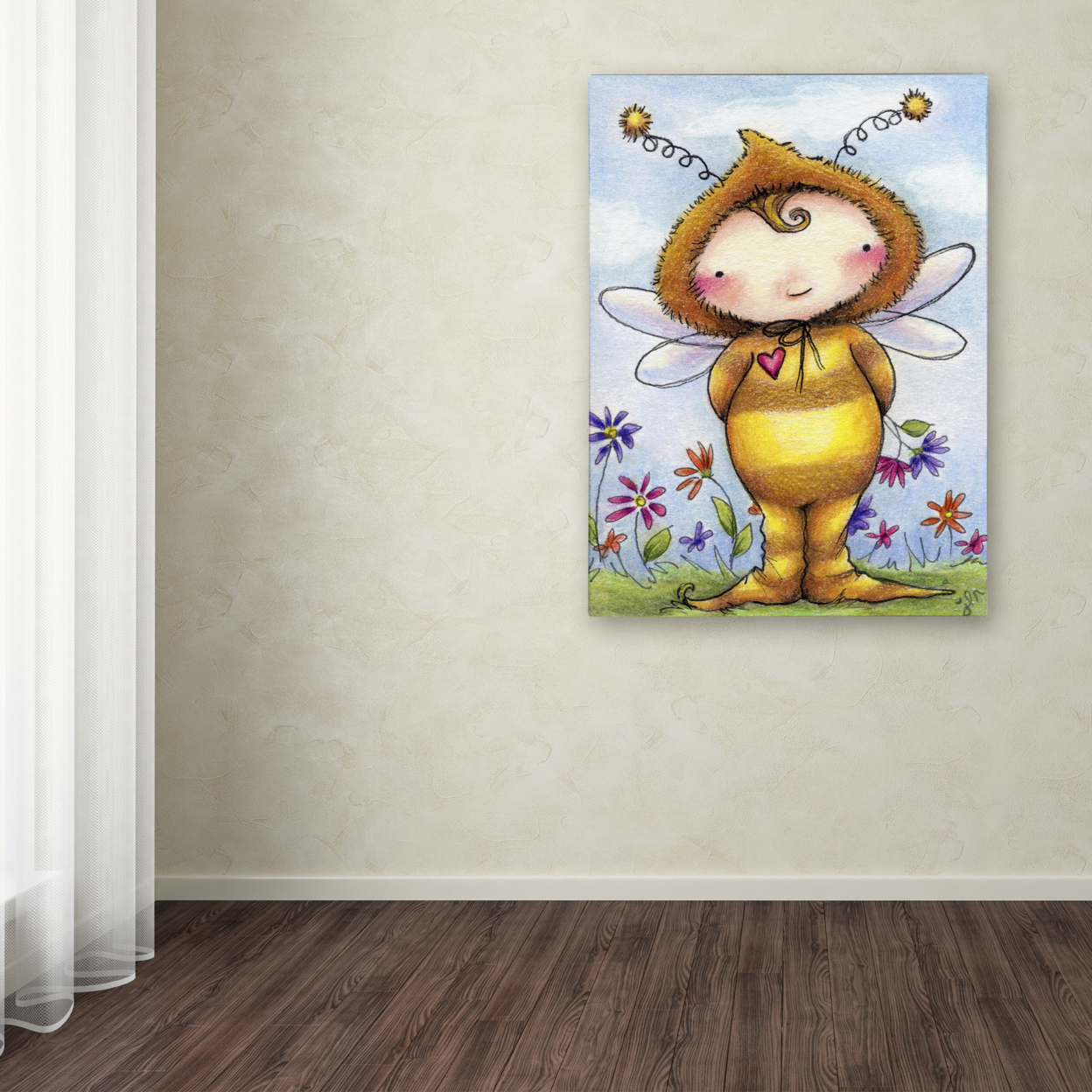 Jennifer Nilsson 'Baby Bumble' Canvas Wall Art 35 X 47 Inches