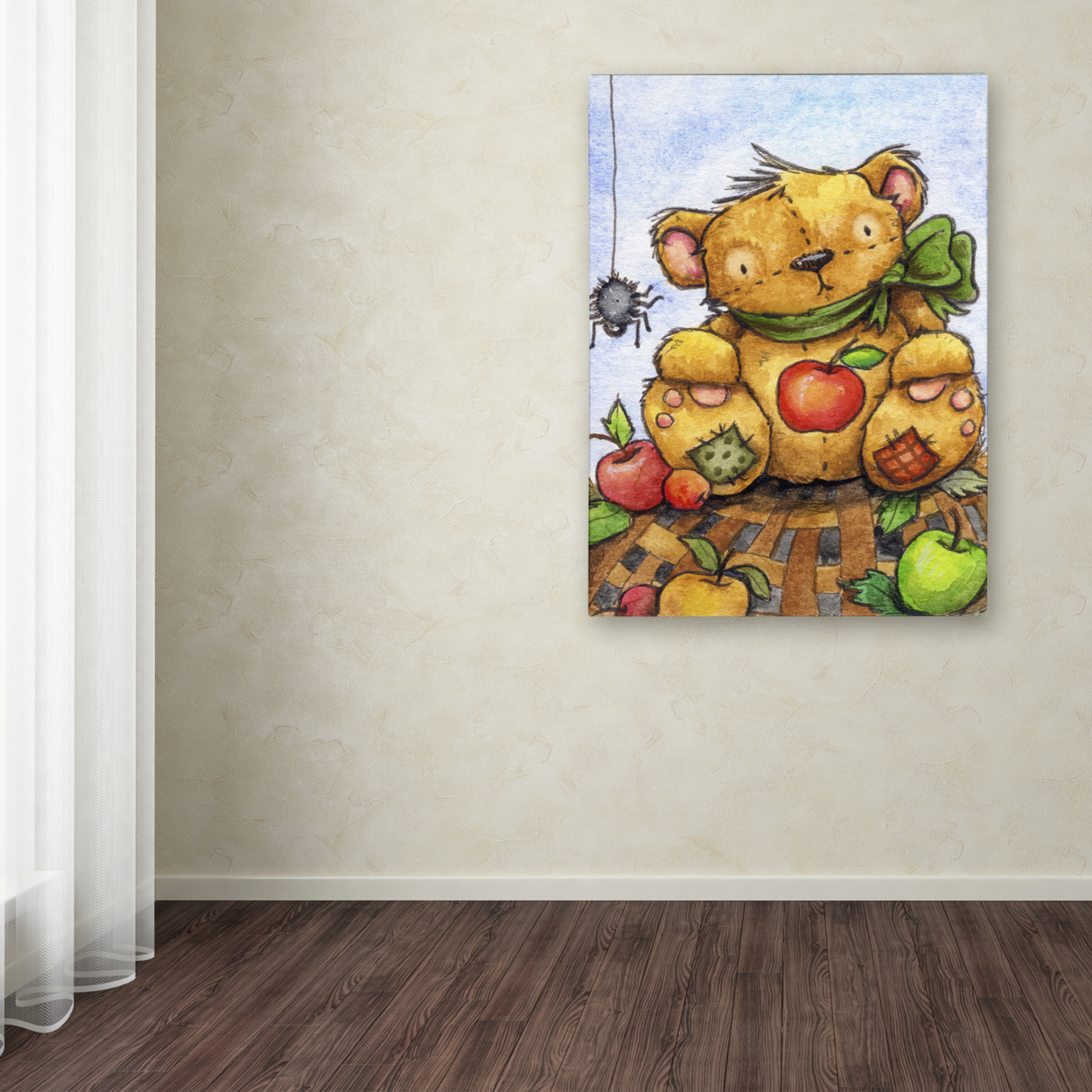Jennifer Nilsson 'Autumn Teddy' Canvas Wall Art 35 X 47 Inches
