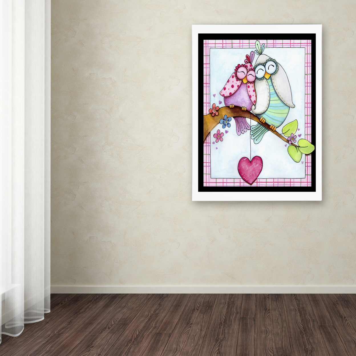 Jennifer Nilsson 'Love In The Air' Canvas Wall Art 35 X 47 Inches