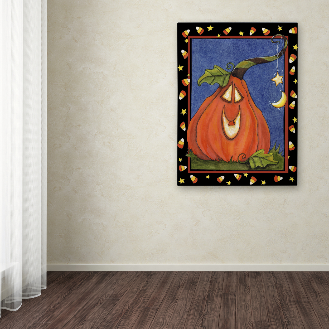 Jennifer Nilsson 'Pumpkin 0011' Canvas Wall Art 35 X 47 Inches