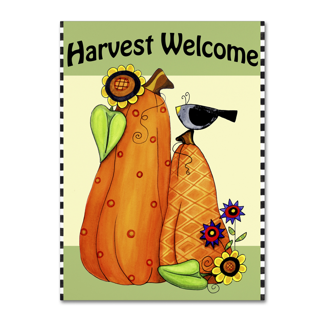 Jennifer Nilsson 'Harvest Welcome' Canvas Wall Art 35 X 47 Inches