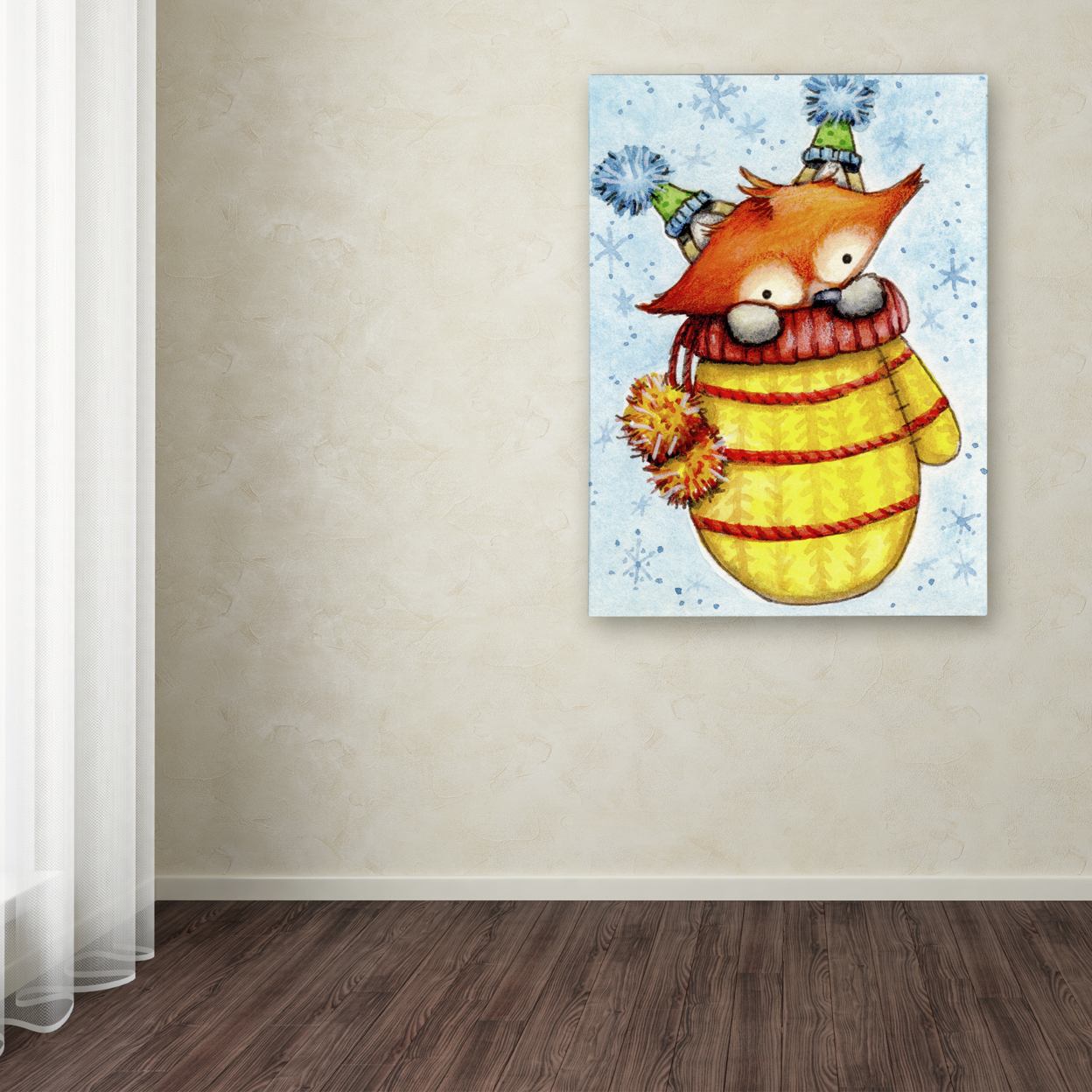 Jennifer Nilsson 'Warm And Snuggly' Canvas Wall Art 35 X 47 Inches