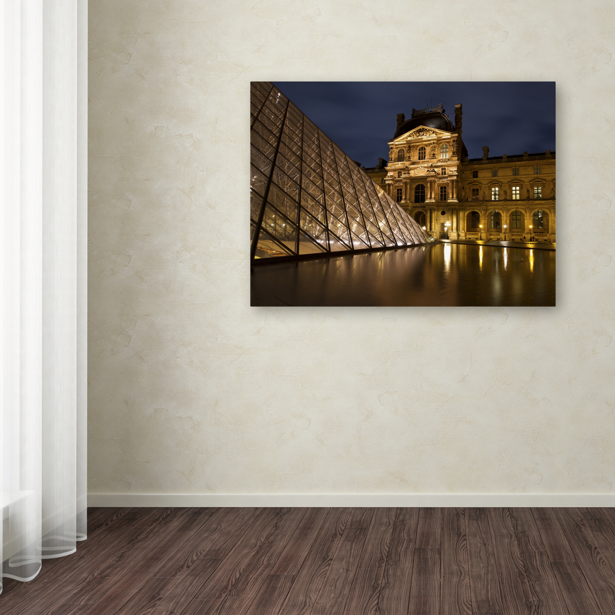Michael Blanchette Photography 'Ornate Glass' Canvas Wall Art 35 X 47 Inches
