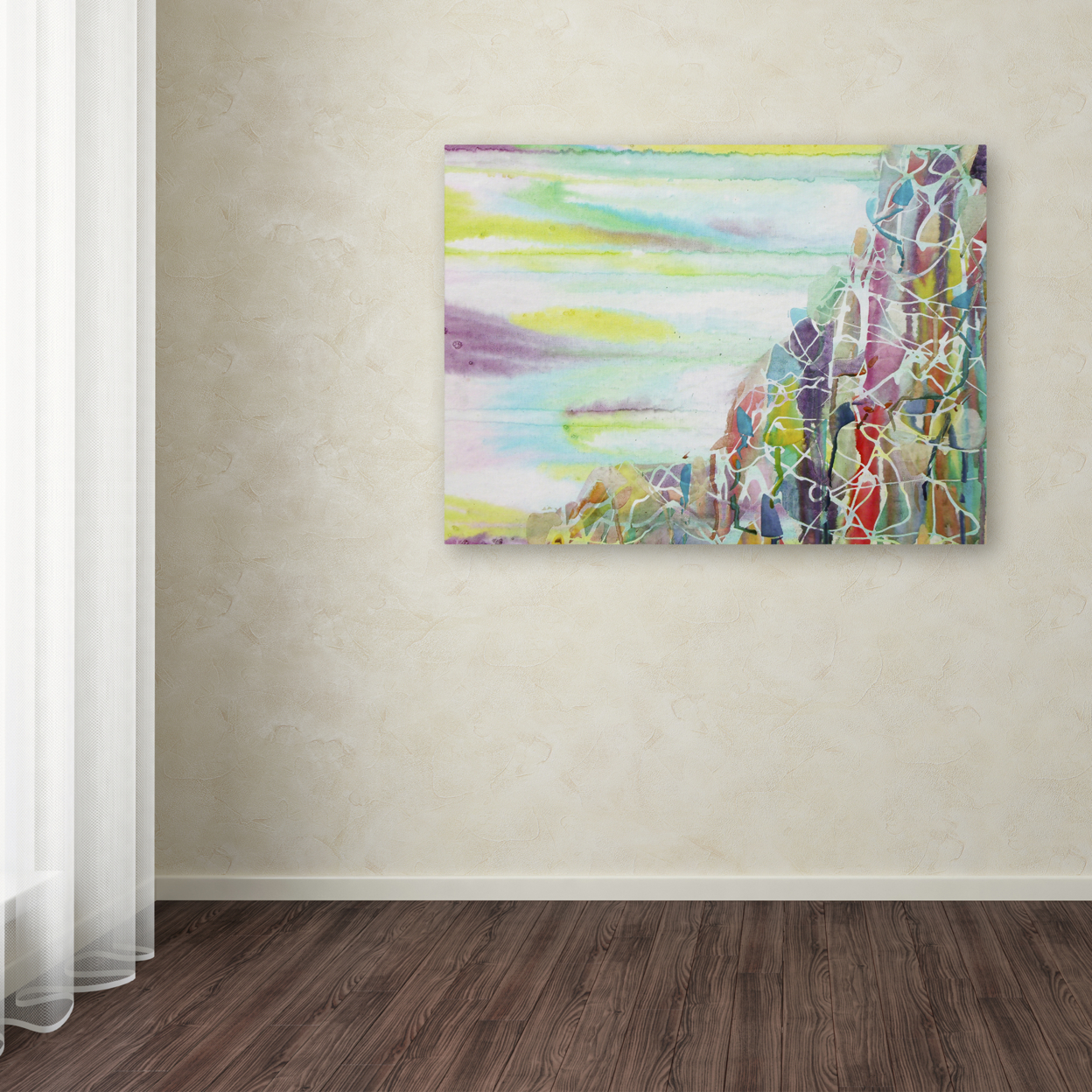 Lauren Moss 'Chimborazo' Canvas Wall Art 35 X 47 Inches