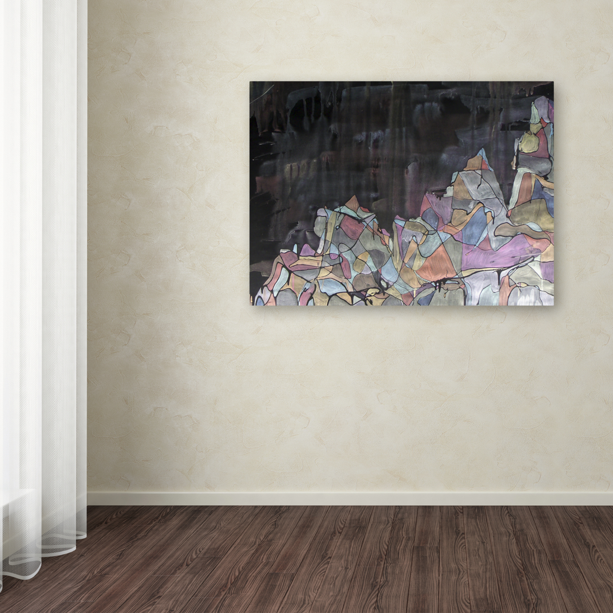 Lauren Moss 'Galdhopiggen' Canvas Wall Art 35 X 47 Inches